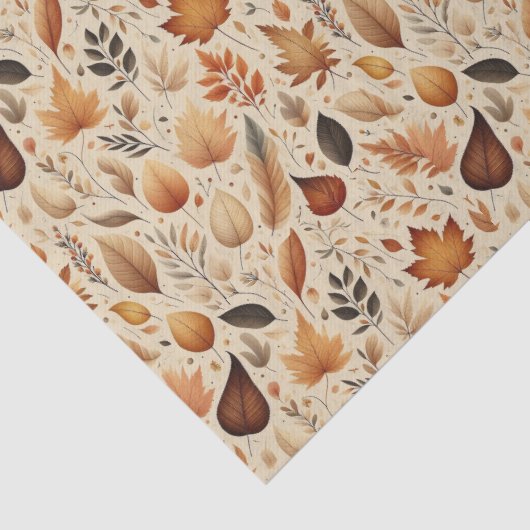 Herbstwrapper Seidenpapier (Detail)