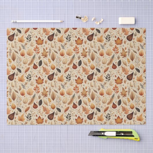 Herbstwrapper Seidenpapier (Handwerk)