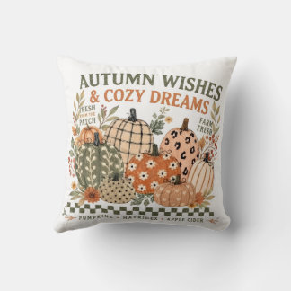 Herbstwünsche & gemütliche Träume Kissen