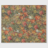 Herbstwurfkissenpilz Tasse Flasenkerne Kerze Geschenkpapier (Flach)