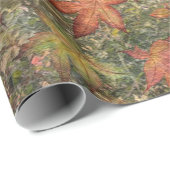 Herbstwurfkissenpilz Tasse Flasenkerne Kerze Geschenkpapier (Rolleneckpunkt)