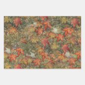 Herbstwurfkissenpilz Tasse Flasenkerne Kerze Geschenkpapier Set (Vorderseite 3)