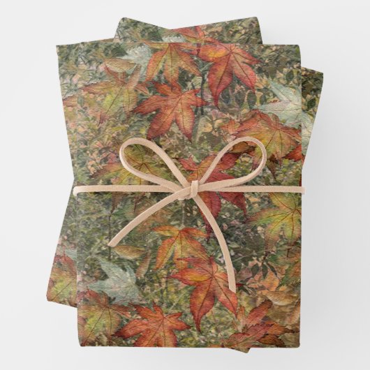Herbstwurfkissenpilz Tasse Flasenkerne Kerze Geschenkpapier Set (Beispiel)