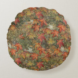 Herbstwurfkissenpilz Tasse Flasenkerne Kerze Rundes Kissen