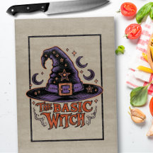 Herbstzaubermagie Vintage Spooky Hexenhut & Sterne