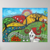 Herbstzauberposter Poster (Vorne)