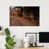 Herbstzaun Poster (Heimbüro)