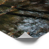 Herbstzeit durch einen gut versteckten Teich, voll Poster (Ecke)