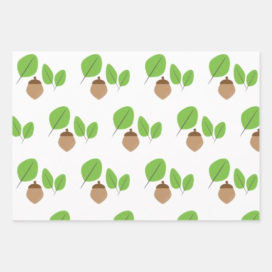 Herbstzeit im Grünen Geschenkpapier Set (Vorderseite 2)