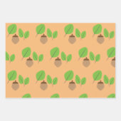 Herbstzeit im Grünen Geschenkpapier Set (Vorderseite)