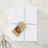 Herbstzeit Kürbis Thema Geschenkanhänger (Mit Garn)