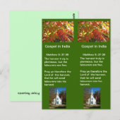 Herbstzone Kundgebung-rev 1 Postkarte (Vorne/Hinten)