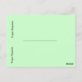 Herbstzone Kundgebung-rev 1 Postkarte (Rückseite)