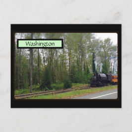 Herbstzug in Washington Postcard Postkarte
