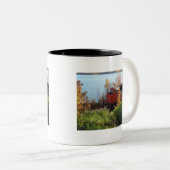 Herbstzug Zweifarbige Tasse (VorderseiteRechts)