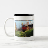 Herbstzug Zweifarbige Tasse (Links)