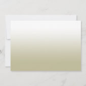 Herbstzweige, Confetti Gold Save the Date Einladung (Rückseite)