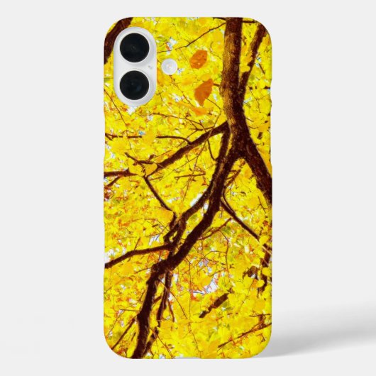 Herbstzweige - goldgelb Case-Mate iPhone hülle (Rückseite)