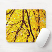 Herbstzweige - goldgelb mousepad (Mit Mouse)