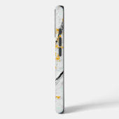 Herbstzweige mit gelben Herbstlauben Case-Mate iPhone Hülle (Rückseite / Links)