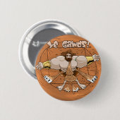 Herc auf dem Radknopf (klein) Button (Vorne & Hinten)