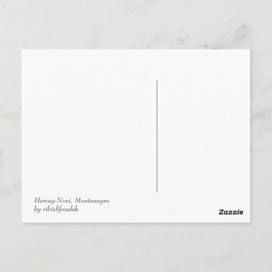 Herceg-Novi Postkarte (Rückseite)