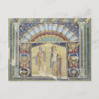 Herculaneum Fresco Postkarte