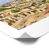 Herculaneum Ruins Italien Aquarellmalerei Poster (Ecke)