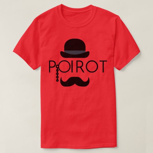 Hercule Poirot T-Shirt (Design vorne)
