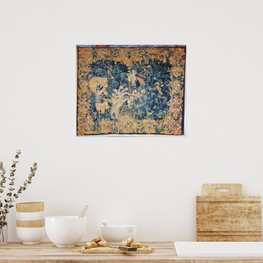 Hercules and the Lernaean Hydra Poster (Küche)