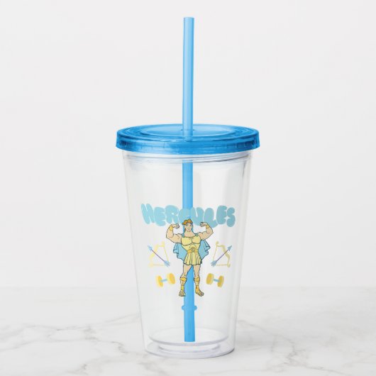 Hercules Arrows and Dumbbells Flex Acrylic Tumbler Acryltrinkbecher (Vorderseite)