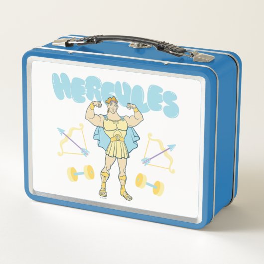 Hercules Arrows and Dumbbells Flex Metal Lunch Box (Rückseite)