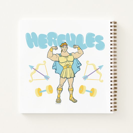 Hercules Arrows and Dumbbells Flex Notebook Notizblock (Rückseite)