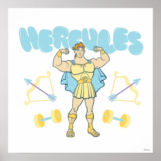Hercules Arrows and Dumbbells Flex Poster (Vorne)