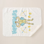 Hercules Arrows and Dumbbells Flex Sherpa Blanket Sherpadecke (Vorderseite (Horizontal))