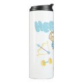 Hercules Arrows and Dumbbells Flex Thermal Tumbler Thermosbecher (Nach links gedreht)