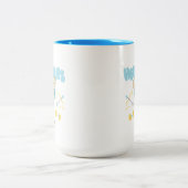 Hercules Arrows and Dumbbells Flex Two-Tone Coffee Zweifarbige Tasse (Mittel)