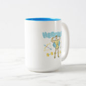 Hercules Arrows and Dumbbells Flex Two-Tone Coffee Zweifarbige Tasse (VorderseiteRechts)