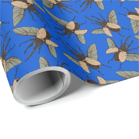 Hercules Beetle Geschenkpapier (Rolleneckpunkt)