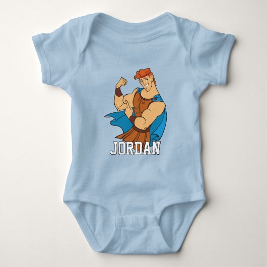 Hercules Bicep Flex Baby Bodysuit Baby Strampler (Vorderseite)