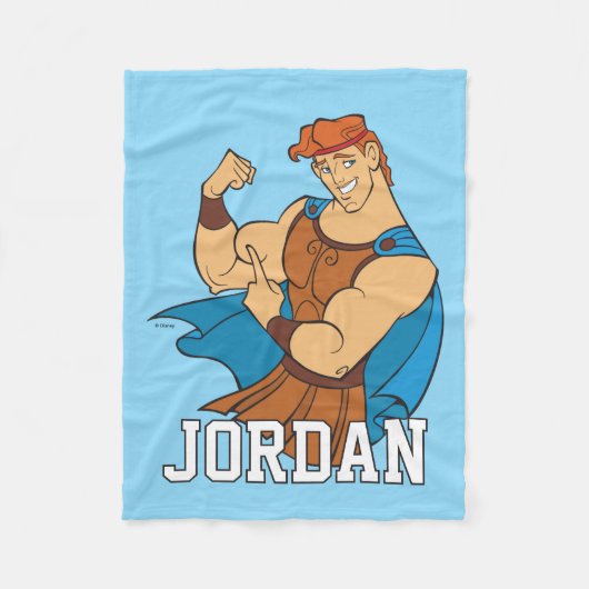 Hercules Bicep Flex Fleece Blanket (Vorderseite)
