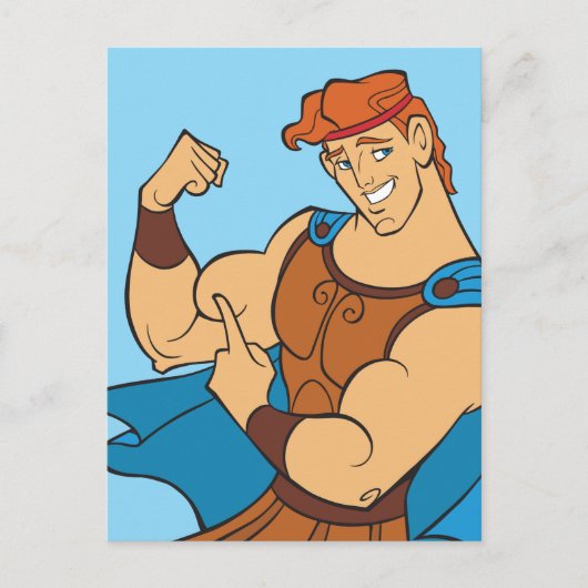 Hercules Bicep Flex Postcard Postkarte (Vorderseite)