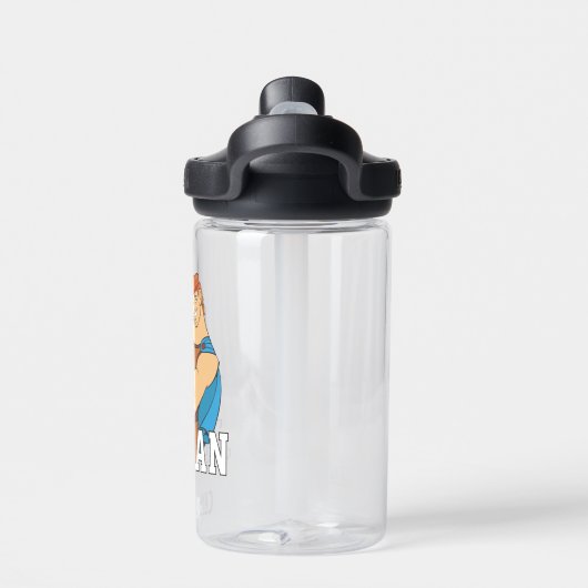 Hercules Bicep Flex Water Bottle Trinkflasche (Rückseite)