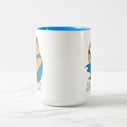 Hercules Bizepsbeuge Zweifarben-Kaffeetasse Zweifarbige Tasse (Mittel)