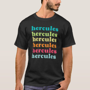 Hercules California CA farbenfrohe Wiederholungste T-Shirt