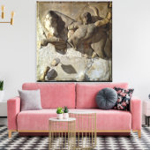 Hercules Fighting the Cretan Bull, eine Serie Leinwanddruck (Insitu (Wohnzimmer))