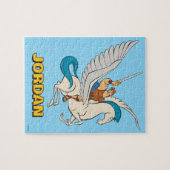 Hercules reitet auf Pegasus Steckpuzzle Puzzle (Horizontal)