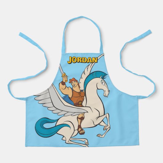 Hercules Riding Pegasus Apron Schürze (Vorderseite)