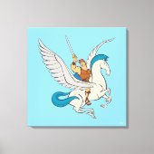 Hercules Riding Pegasus Canvas Print Leinwanddruck (Vorderseite)