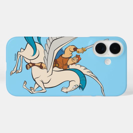 Hercules Riding Pegasus Case-Mate iPhone Case (Rückseite (Horizontal))
